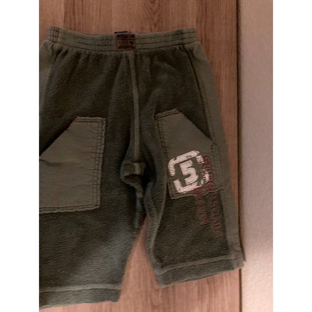 Naartjie Army Green Fleece Cargo Pants 12-18 Months Cotton Blend Pockets